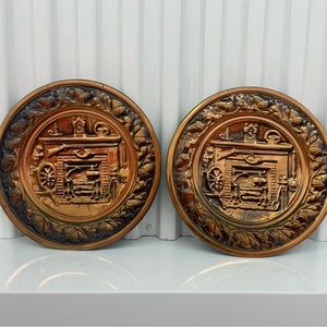 Vintage Coppercraft Guild Rustic Wall Hangings